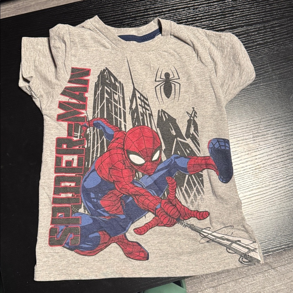 Marvel Gray and Blue T-Shirt